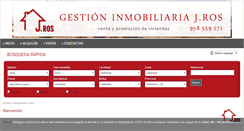 Desktop Screenshot of gestioninmobiliariajros.com